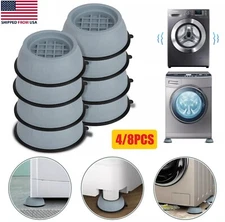 4/8PCS Anti Vibration Pads for Washing Machine Reduce Noise Rubber Feet Pads