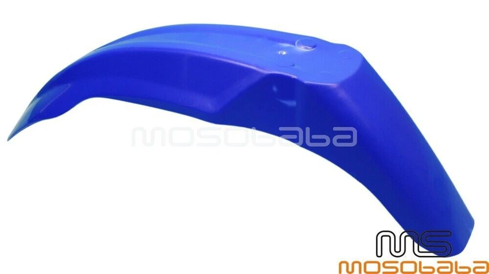 Guardabarros delantero universal para bicicleta Yamaha TT XT TTR WR YZ 225 230 250 426 450 azul Foto 4 de 4