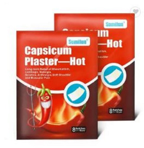Muscle Hot Patch 7x10cm - 10 packs Cap XX Pain Relief Capsicum Plaster Patches - Picture 8 of 11