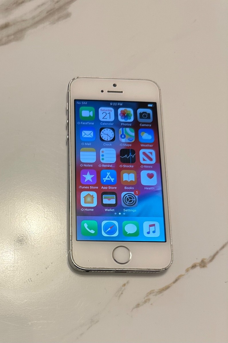 Apple - iPhone5s Silver 16GB 美品 Apple iPhone 5s-16GB-4GB-Silver (Unlocked) Pristine