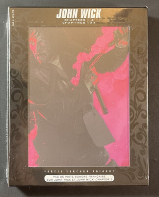 John Wick [ Chapters 1-4  Box Set ] (Blu-ray + DVD) NEW