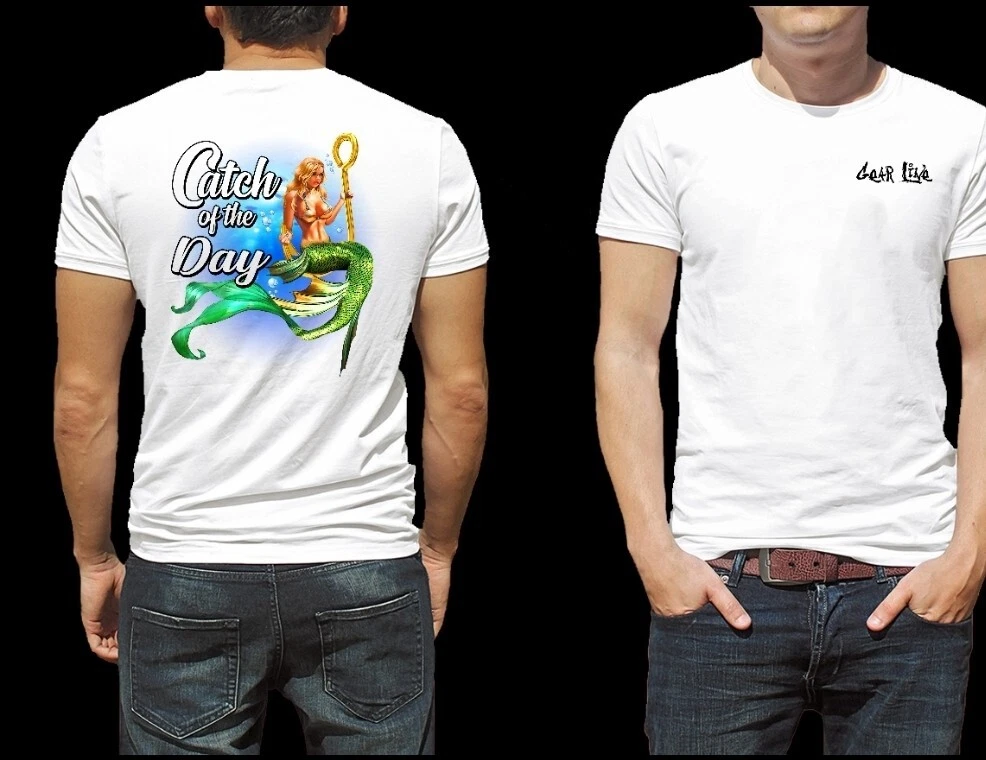 mens fishing t shirts Large