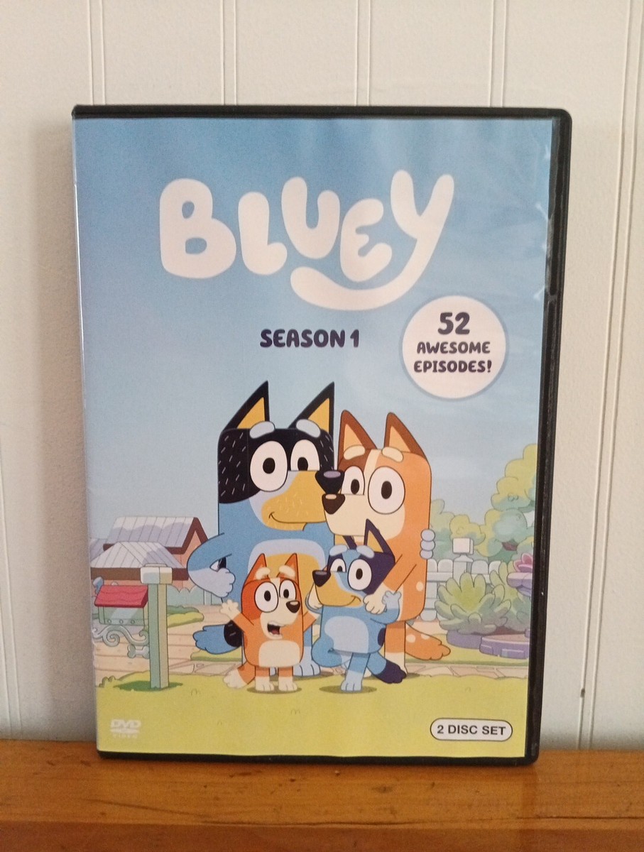Bluey: Season 1 (DVD, 2018) 52 Awesome Episodes 2 Mint Discs