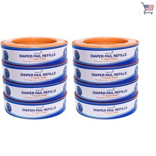 Advanced Odor Control Diaper Genie Refill - 8-Pack, 2160 Count - Affordable