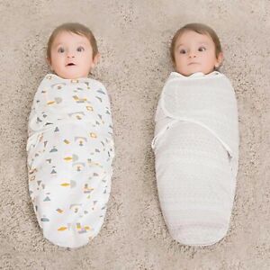 Infant Baby Sleep Sack Miracle Baby Soft and Cosy Sleeping Bag for 0-6 Months Grey Deer Swaddling Sleeping Sack for Newborns,Baby Swaddle Wrap Blankets