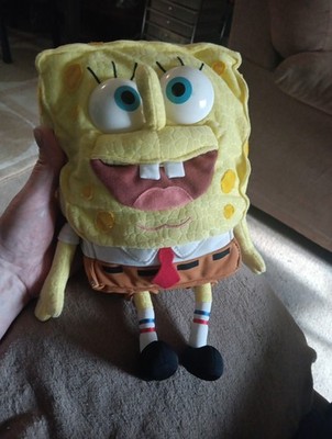 Nickelodeon SpongeBob SquarePants Talking Plush Stuffed Toy - Tested WORKS!