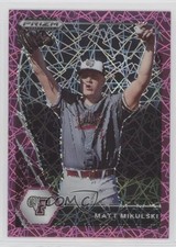 2021 Panini Prizm Draft Picks Pink Velocity Prizm Matt Mikulski #PDP50 0b3