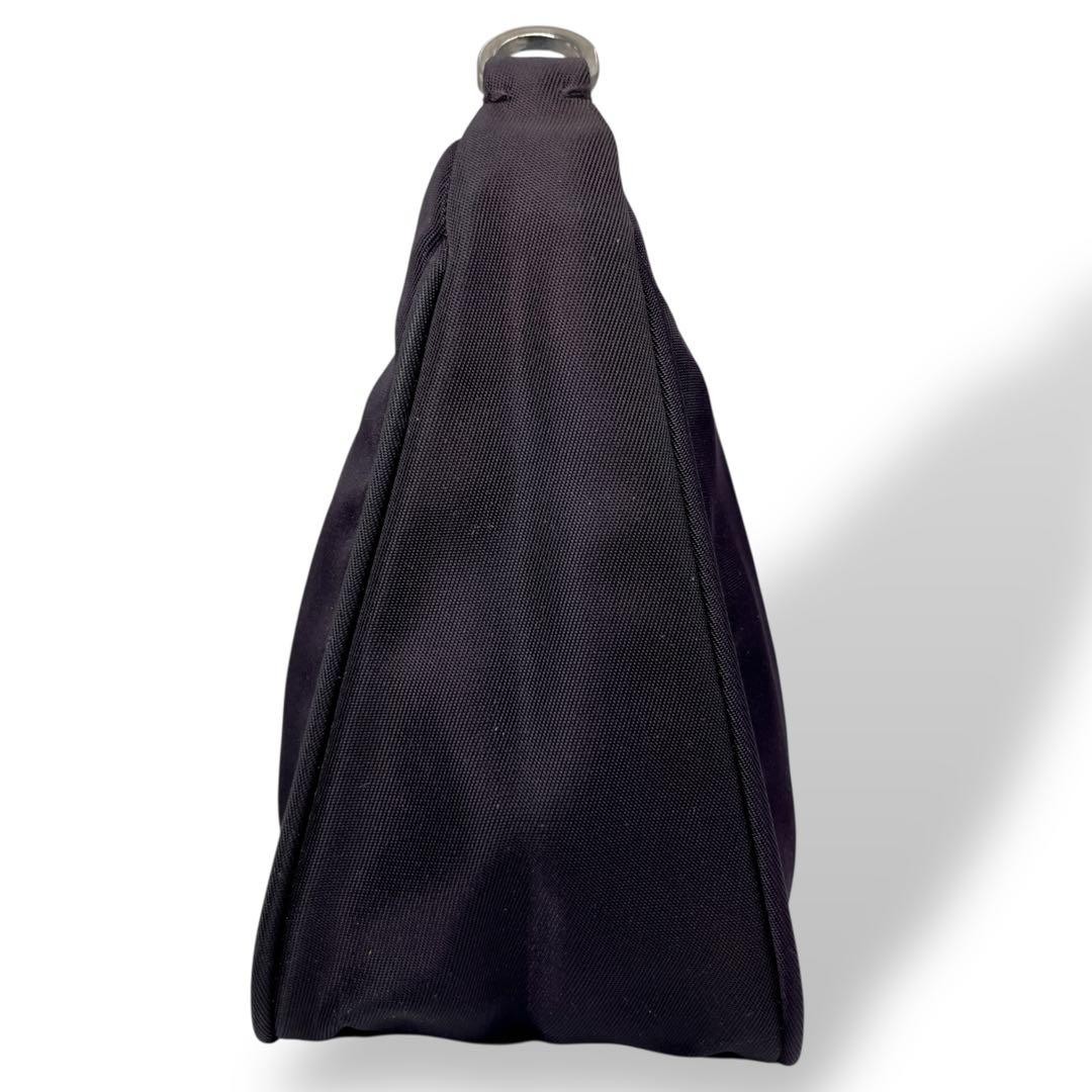 PRADA Accessory Pouch Triangle Logo One Shoulder Bag Nylon Purple Y2K thumbnail 2