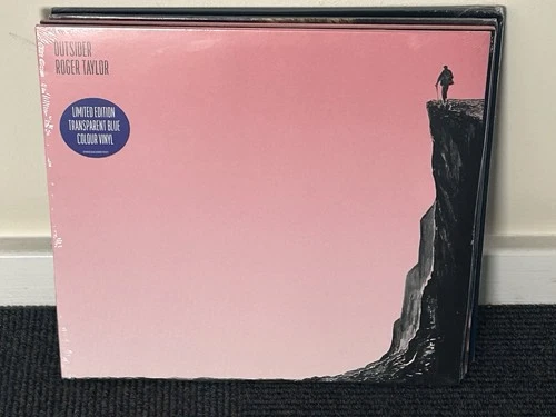 Roger Taylor Outsider Blue Vinyl Lp   brand new sealed blue vinyl lp queen