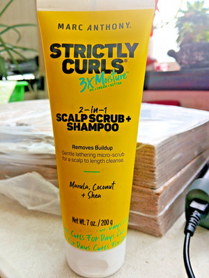 Marc Anthony Strictly Curls 2-in-1 Scalp Scrub + Shampoo 7oz