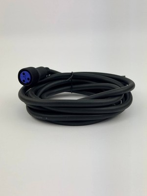 Wecan wasserdichtes Verbindungskabel 3 polig 3G 3x2 5mm2 schwarz