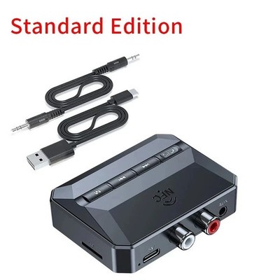 Bluetooth 5.3 Home Stereo Audio Receiver AUX USB Optical HD Music to RCA Adapter