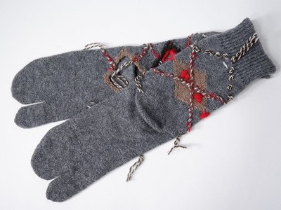 Maison Margiela 2023AW Argyle Knit TABI Tabi Socks Unused