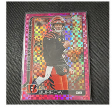 Topps 2025 Chrome X-Fractor Joe Burrow #61 Cincinnati Bengals Football Card