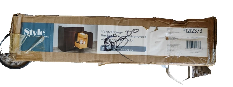 Mueble de baño de almacenamiento de tocador organizador de cajones deslizables Style Selections Foto 2 de 4