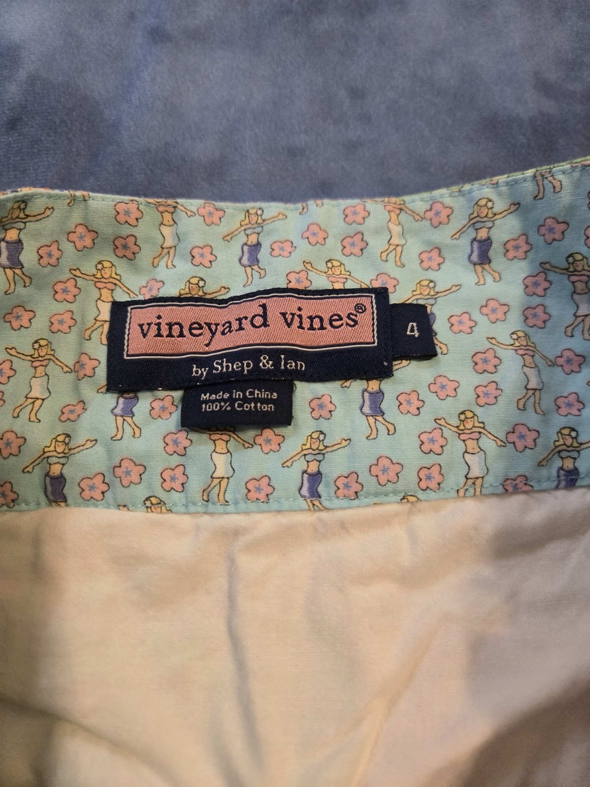Vineyard Vines Patchwork Skirt Size 4 - image 5