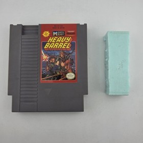 Heavy Barrel - Cartridge - Box - Nintendo Nes - Actually Tested - Cleaned