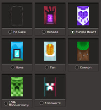 Rare 7 Cape Minecraft Account - Purple Heart, Follower's, etc.