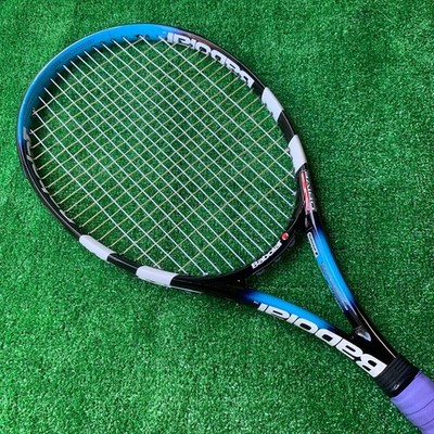 Babolat Pure Drive Team 2002 Tennis Racket G2 NonCortex Used Blue/Black