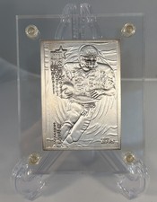 MARSHALL FAULK Topps 1994 NFL COLTS 4.25 oz 999 Silver Card Bar Highland Mint