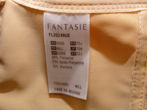 Fantasie 9421 Rebecca Lace T-Shirt Unlined Underwire Bra US Size 32 J - Picture 6 of 6