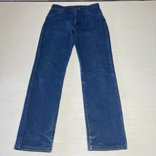 Wrangler Men's Cowboy Cut 13MWZ Jeans 31x34, Heavy Dark Wash, Vintage