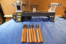 Axminster APTC  Woodturning Lathe with variable speed control & 8 turning tools