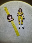 Vintage TMNT 1990 April O'Neil Digital Watch and 1992 April Action Figure