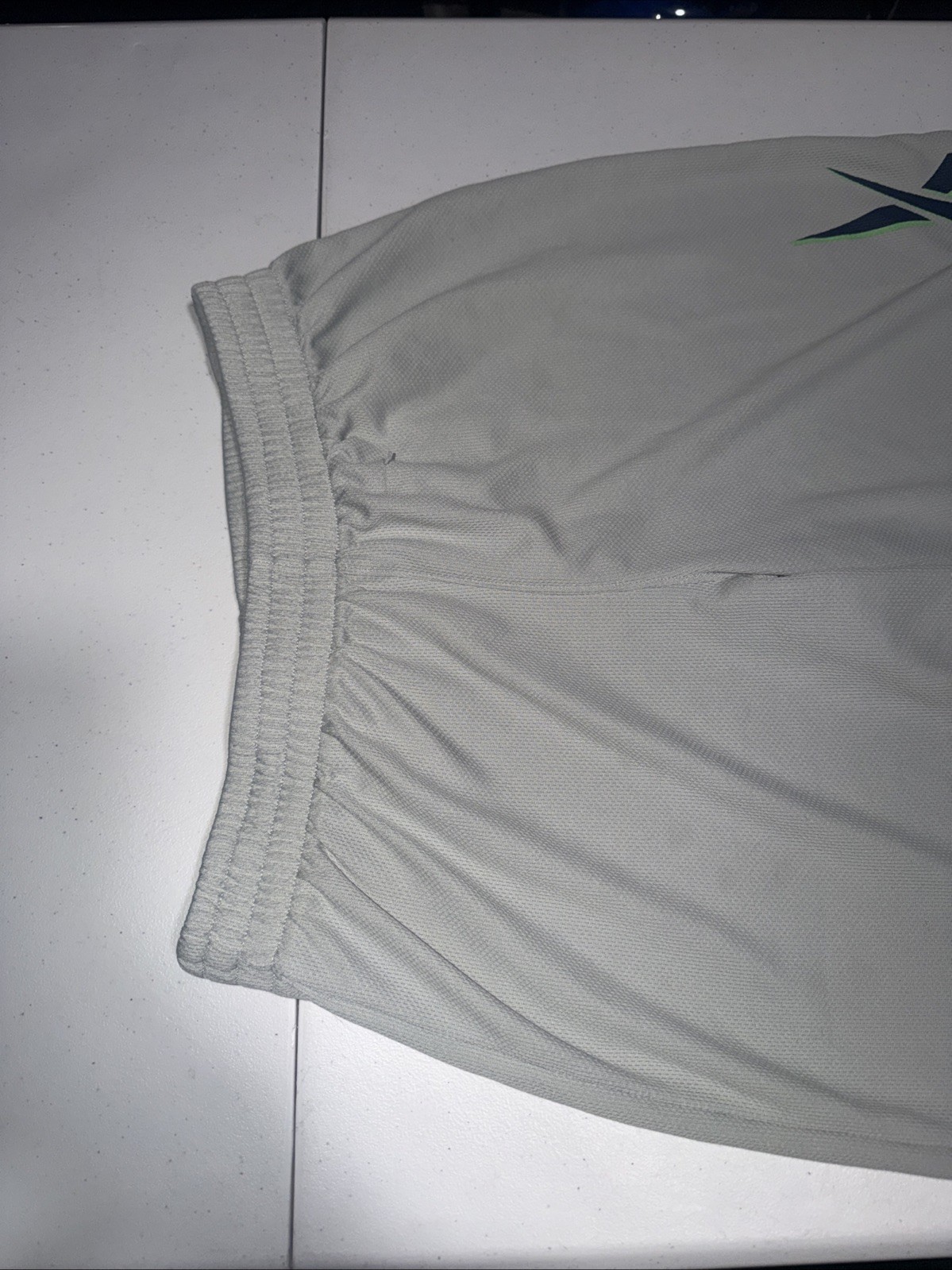 Reebok performance basketball shorts in a light grey color Size XL(18-20) thumbnail 2