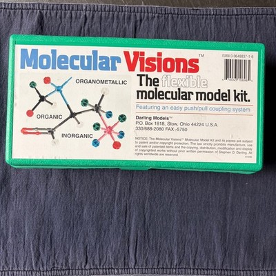 Vintage Molecular Visions Molecular Model Kit Inorganic Organic Chemistry 