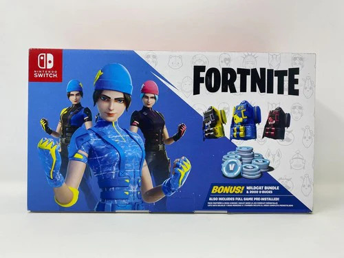 Nintendo Switch 32GB Console Fortnite Wildcat Bundle [USED VERY