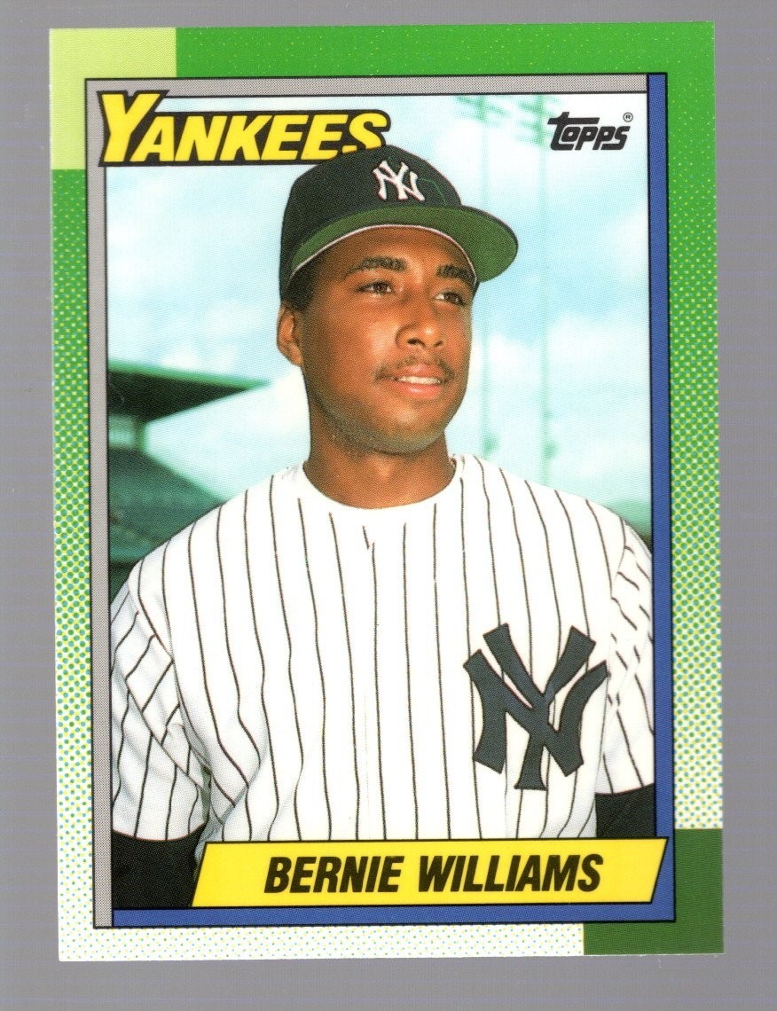 1990 Topps Tiffany Bernie Williams #701 