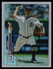 2020 Topps Baseball #294 Jordan Zimmermann Rainbow Foil