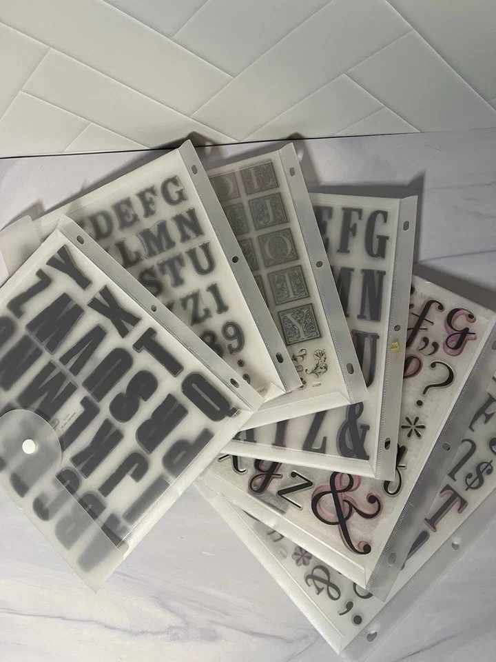 Close To My Heart Numbers & Letters Craft Stamps for sale | eBay