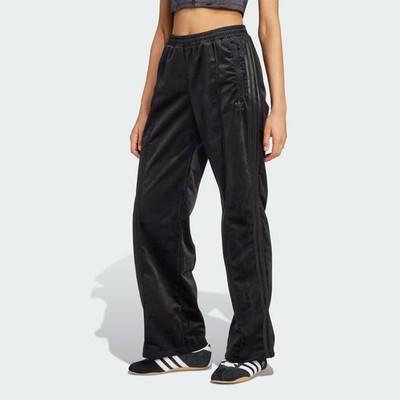 Adidas Originals Womens ADICOLOR VELOUR TRACK PANTS JV7508 Black XS-L ASIAN FIT