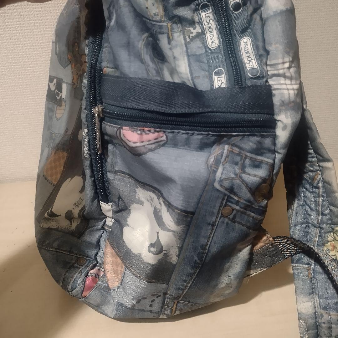 LeSportsac denim style patchwork pattern all over… - image 5