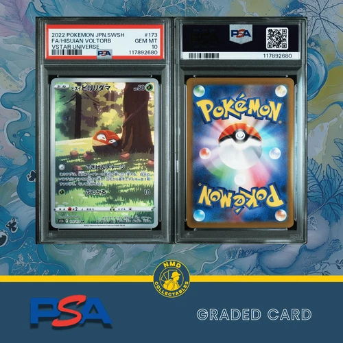 PSA 10 - Hisuian Voltorb - 173/172 - S12A - Japanese Pokemon