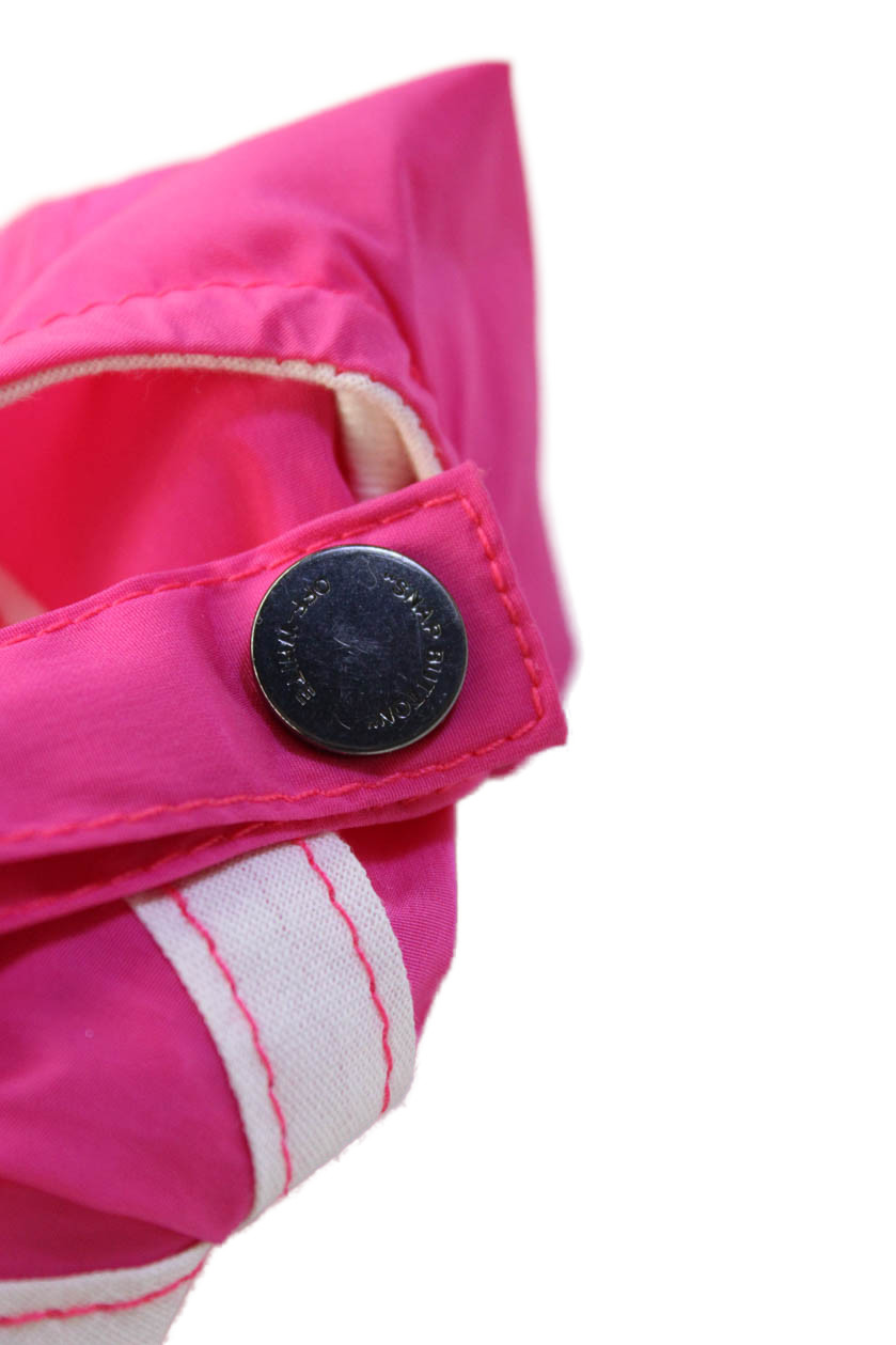 Off White Womens Solid Adjustable Baseball Cap Pi… - image 4