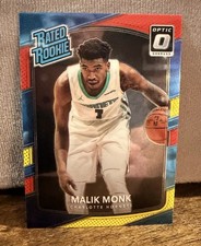 2017-18 Donruss Optic Rated Rookie #190 Malik Monk Red Yellow Blue Prizm Holo