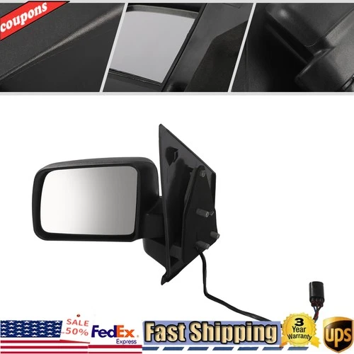 Power Mirror For 2010 ~ 2011 Ford Transit Connect Left Driver Side Manual Fold