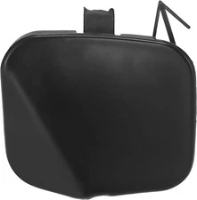 X AUTOHAUX Black Front Right Bumper Tow Hook Towing Eye Cover Cap 