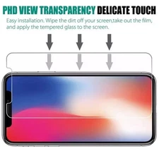 Screen Protector For iPhone X Tempered Glass Front ONlY