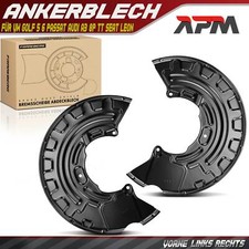 2x Ankerblech Bremsscheibe Vorne für VW Golf 5 6 Passat Audi A3 8P TT Seat Leon
