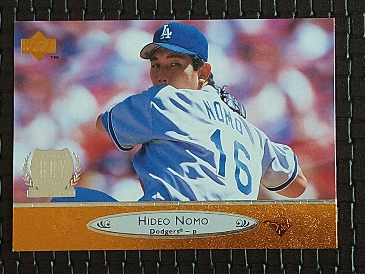 (ドジャ−ス)野茂英雄投手　サイン帽子 ドジャース 野茂英雄 200勝投手 1997年 当時物 キャップ 新品未