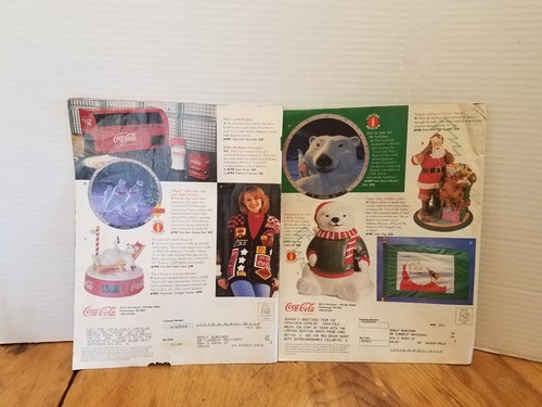2 Coca Cola Catalogs Holiday 1995 Spring 1996 - Imagen 2 de 4