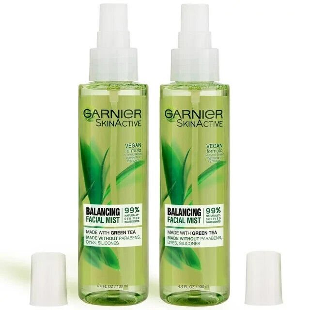 2 pack Garnier Skinactive Balancing Facial Mist With Green T