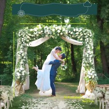 Romantical Metal Flower Balloon Frame Square Wedding Arch Backdrop Stand Decor