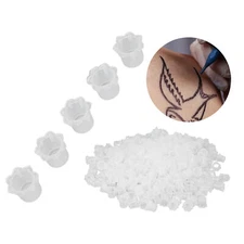 1000pcs Disposable Tattoo Ink Pigment Cup Eyebrow Lip Eyes Hexagonal Tattoo