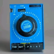 Vintage Brady Tape Embosser Writer Rare Table Desk Top Model Quik Label Works