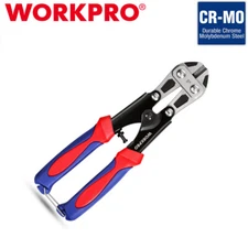WORKPRO 8-inch Mini Bolt Cutter Spring Loaded Small Heavy Duty Wire Cable Cutter